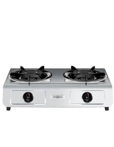 Hornillo Vitrokitchen 260IB  2 fuego  Triple inox 
