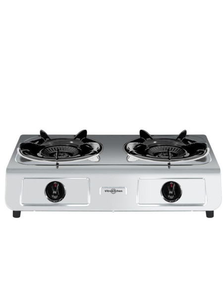 Hornillo Vitrokitchen 260IB  2 fuego  Triple inox 