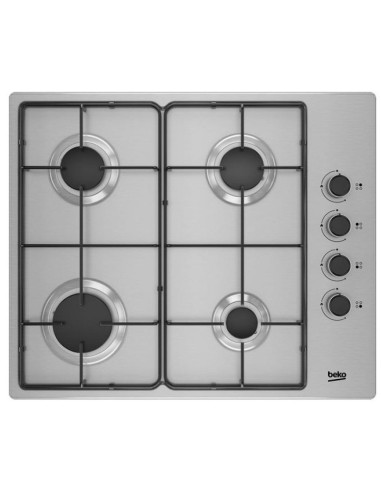 Encimera Beko HIGG64103SX  4 fuegos  60cm  inox