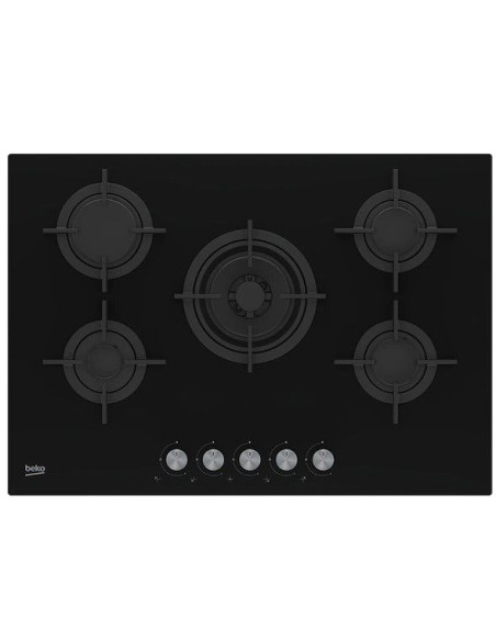 Encimera Beko HILW75222SL  5 fuegos  Cristalgas  7