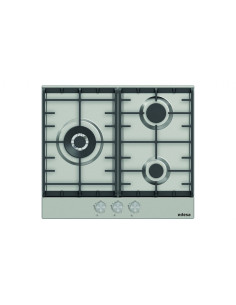 Encimera Edesa EGX6031TITRCIB  3 fuegos  gas  inox