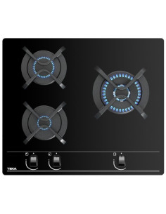 Encimera Teka GBC63010KBN  3 fuegos  gas natural 