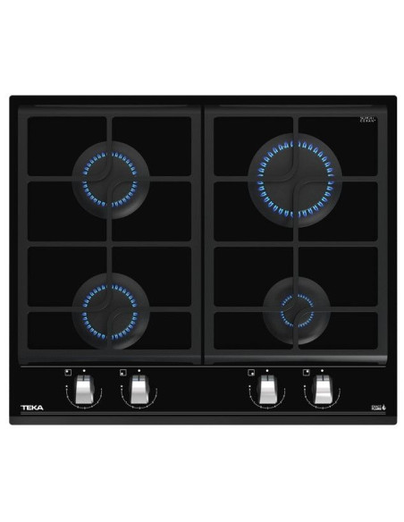 Encimera Teka GZC64300XBA BK  cristal gas  4fuegos