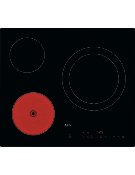 Vitroceramica AEG HRB63321CK  3 zonas  60cm