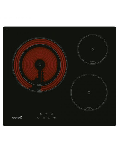Vitroceramica Cata TD6003BKA  3 ZONAS  60CM