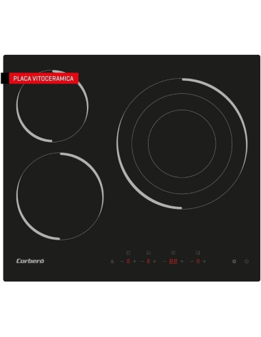 Vitroceramica Corbero CCVM3574  3 Zonas  60cm  TC