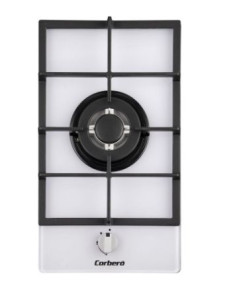 Encimera Corbero CPCGY121DWCI  1f  Cristal Blanco 