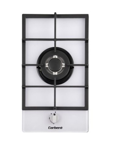 Encimera Corbero CPCGY121DWCI  1f  Cristal Blanco 