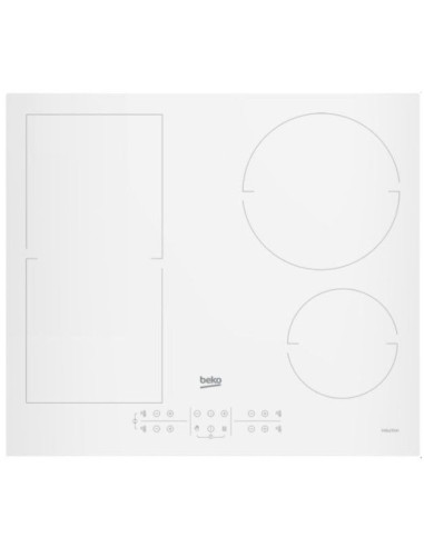 Induccion Beko HII64200FMTW  4 zonas  60cm  blanca