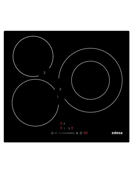 Induccion Edesa EIS6330RA  3 zonas  XL 30cm  boost