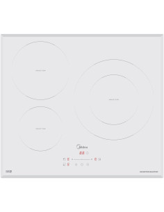 Inducci  n Midea MIH740T278W1  3 Zonas  60cm  Blanc