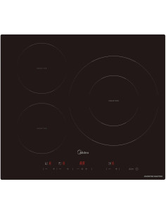 Inducci  n Midea MIH740T467K0  3 Zonas  XXL 32cm 