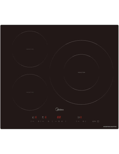 Inducci  n Midea MIH740T467K0  3 Zonas  XXL 32cm 