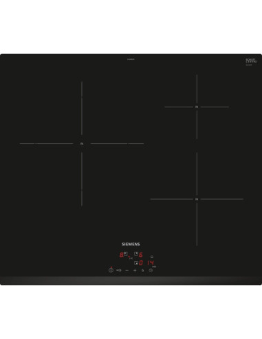Inducci  n Siemens EU63KBJB5E  3 zonas  60cm  bisel