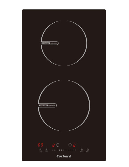 Induccion Corbero CCIG205D  2 Zonas  Modular