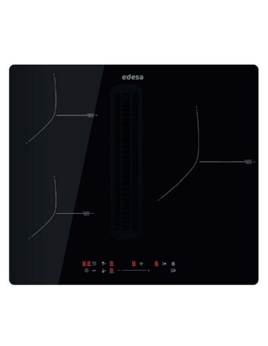 Induccion Edesa EIS6321DDR  con Extractor  3 zonas