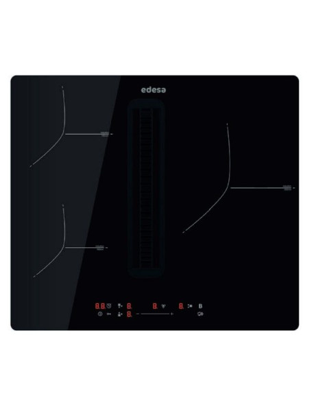 Induccion Edesa EIS6321DDR  con Extractor  3 zonas