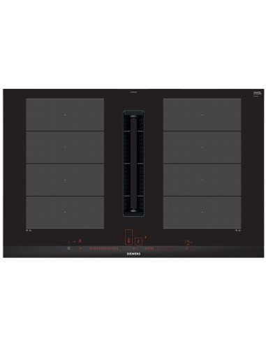 Inducci  n Siemens EX875LX67E  80cm  extractor inte
