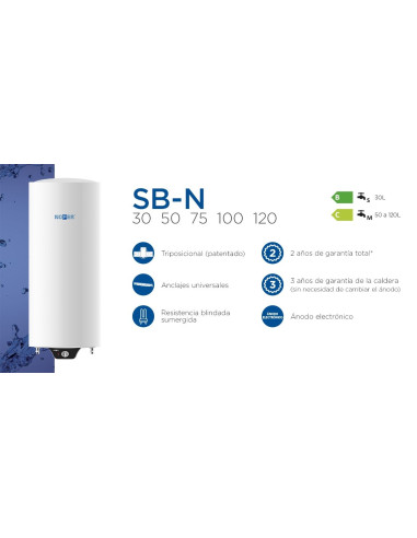 Termo Electrico Nofer SB100N  100L  Triposiciona
