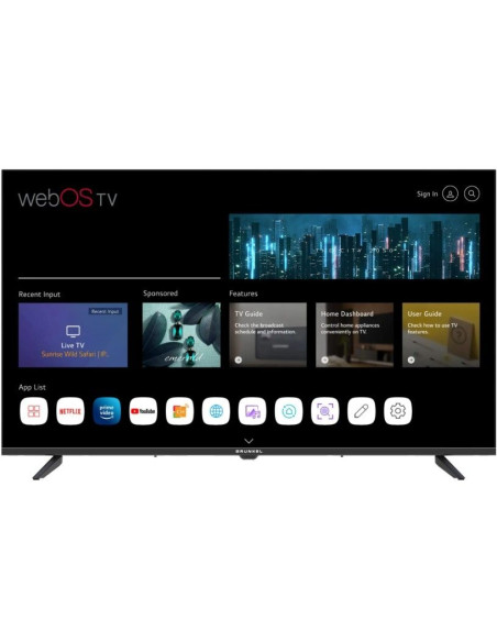 TV GRUNKEL 43   LED4300PBW 4K SMART TV weBOS