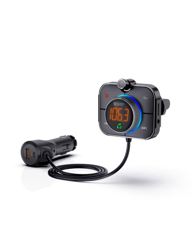Transmisor Bluetooth para coche Savio TR14 Digital
