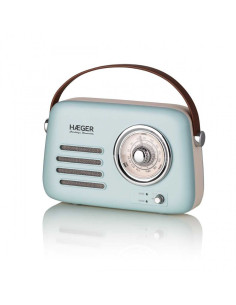 Radio Haeger RBBLU002A  retro  bluetooth  celeste