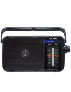 RADIO PORTATIL ELBE RF942 AM FM RED O PILAS