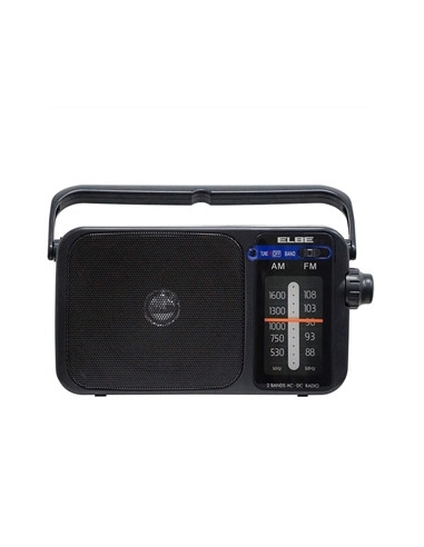 RADIO PORTATIL ELBE RF942 AM FM RED O PILAS