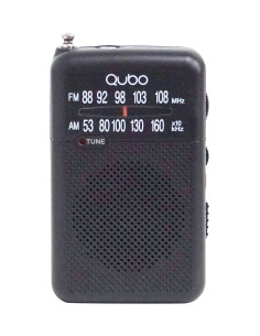 RADIO PORTATIL QUBO RS1 A PILAS  ANALOGICA
