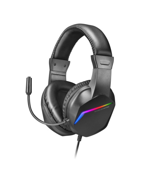 Auriculares C Microfono Mars Gaming Mh122 Usb Negb
