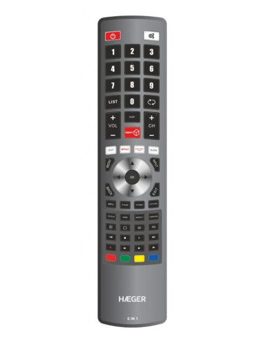 Mando distancia tv Haeger UR006002A  universal 5 e