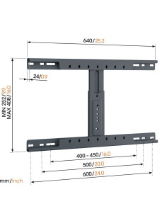 ADAPTADOR SOPORTE VOGELS PLADUR