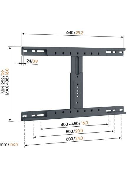 ADAPTADOR SOPORTE VOGELS PLADUR