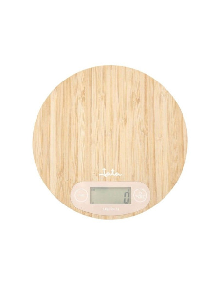 Balanza cocina Jata HBAL1110  5kg  Bambu  digital 