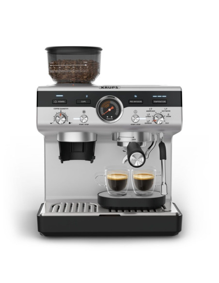 Cafetera Espresso Krups XP801T10  15bares  molinil