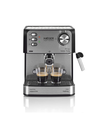 Cafetera Expresso Haeger CM85B011A  20Bar  1 60L