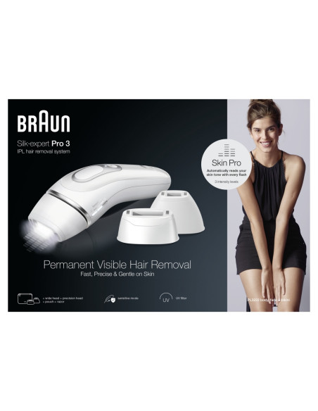 Depiladora Braun IPL PL3222  accs