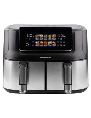 FREIDORA AIRE EMERIO AF132787 DOBLE CUBETA 4 5 4 5