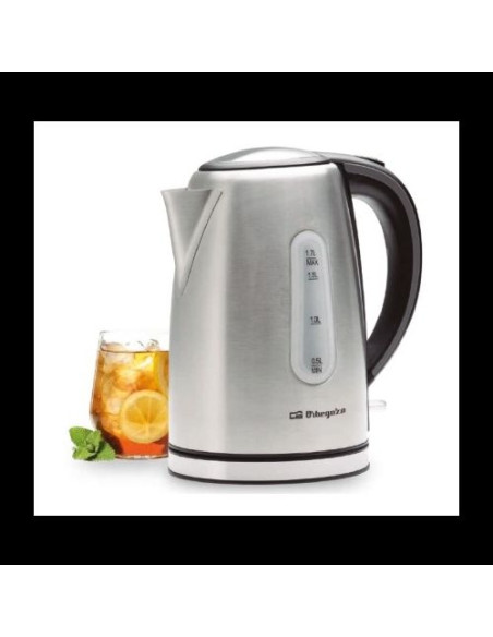 Hervidor Orbegozo KT6024  1 7L  2200W  Inox  360  