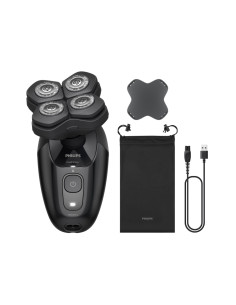 Afeitadora de Cabeza Philips HS598015  4 Cabezales
